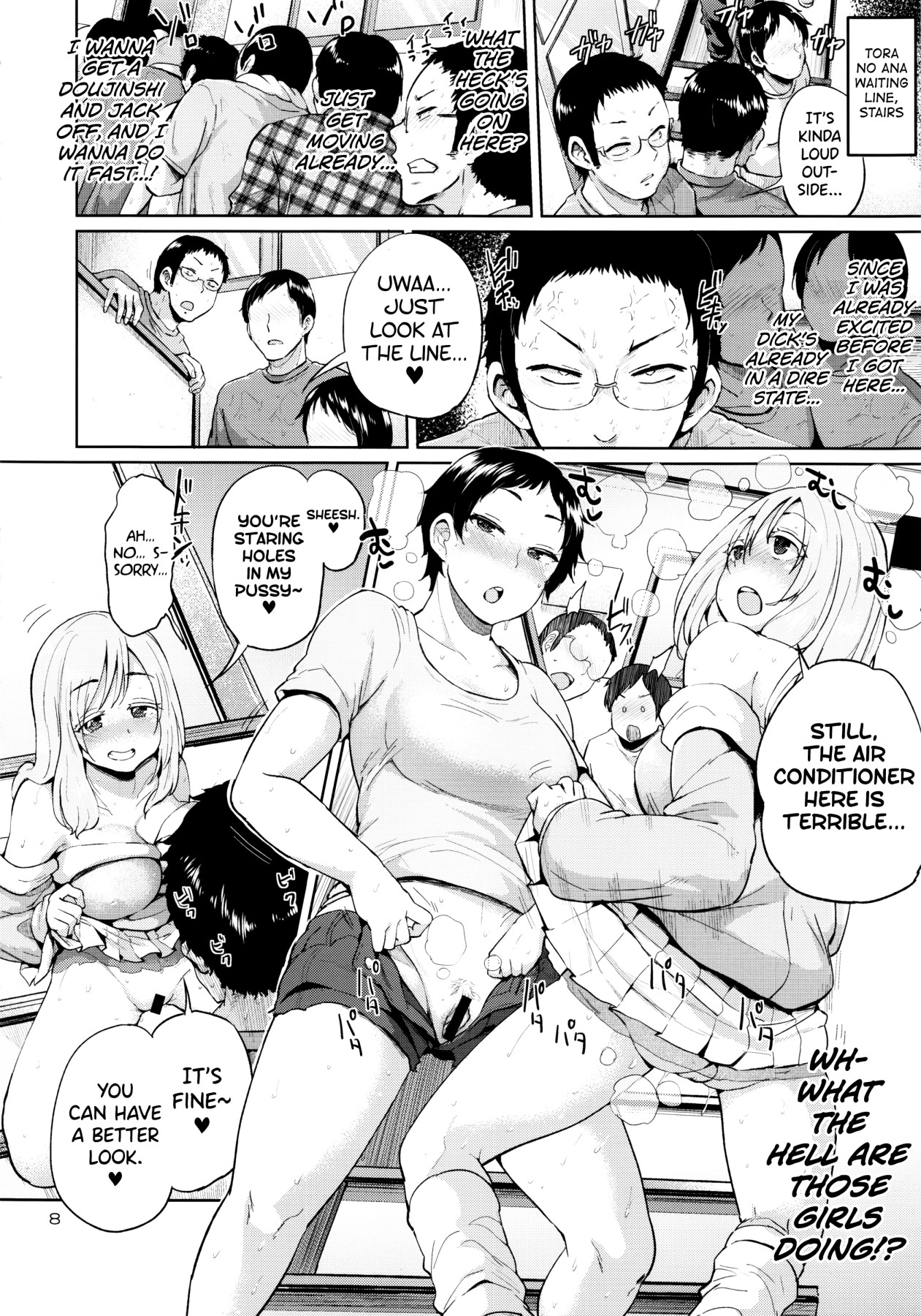 Hentai Manga Comic-2 Girls Who Weren't Even Otaku Went To Comiket To Play-Read-7